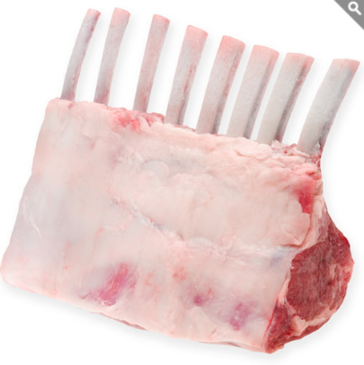 FRENCHED 8-RIB GRASS-FED LAMB RACKS - 2.4 LBS WEIGHT PER PC
