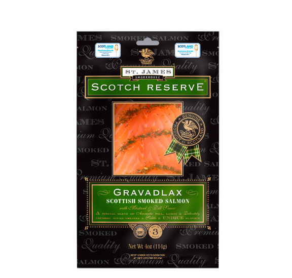 Scottish Reserve Gravadlax Sliced Smoked Salmon